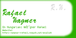 rafael wagner business card